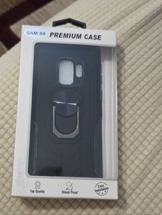 Samsung Other - Samsung S9 Protective Ring Kickstand Case - Black